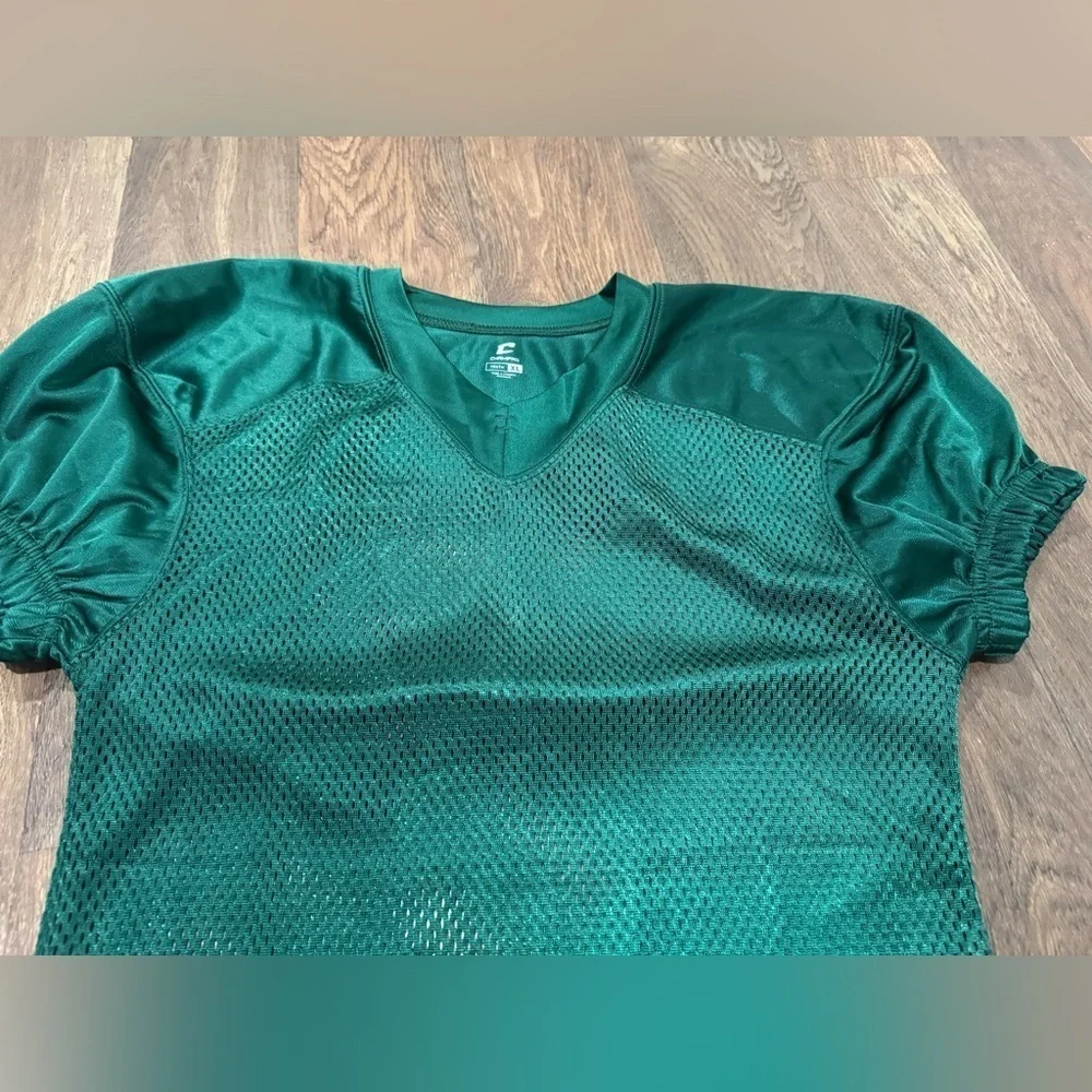 Champro Green Mesh Athletic Practice Football Jersey Size Child Youth XL